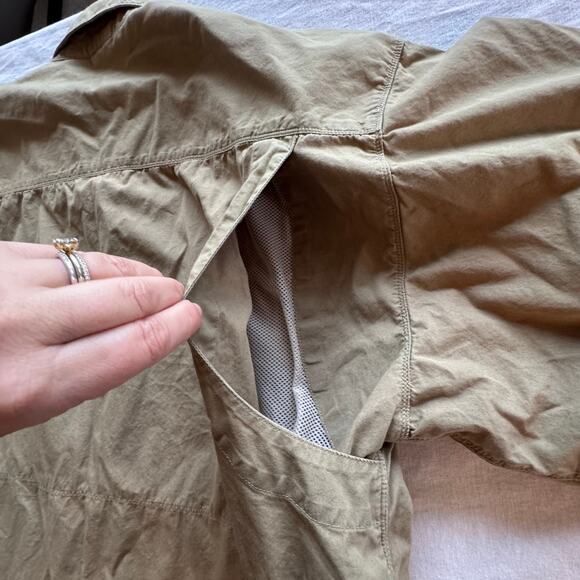 2 North Face Men’s Large Button Up‎ Short Sleeve Shirts Fishing Outdoors Hike - Picture 11 of 16